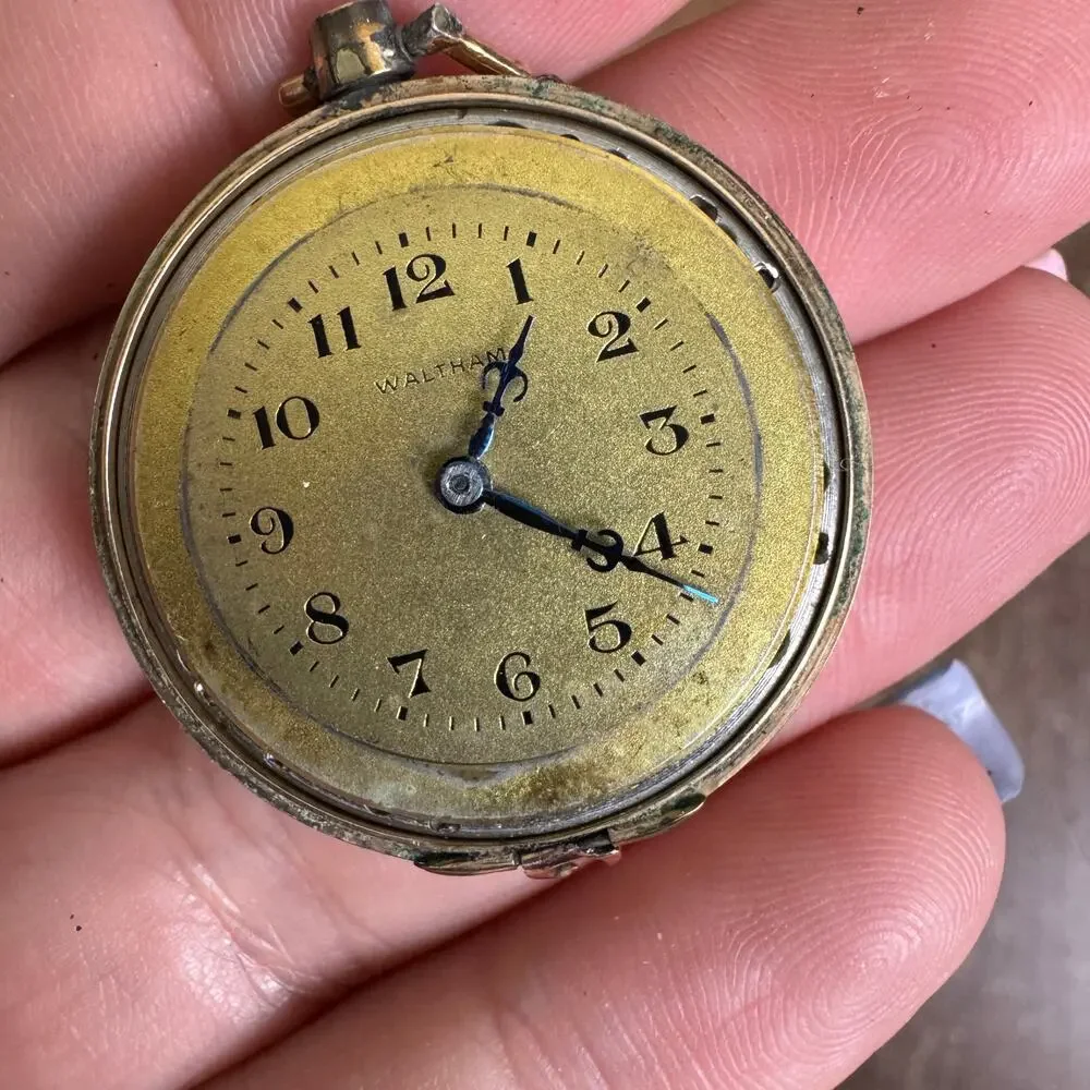 Antique‎ Early American Waltham patent May 11, 1915 Gold Pocket Watch